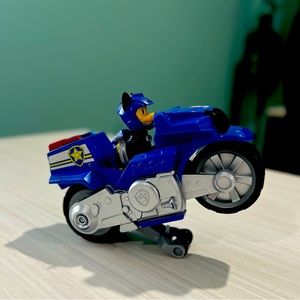 Paw patrol chase and motorcycle